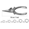 Picture of Plier X Titanium Fishing Pliers 7"