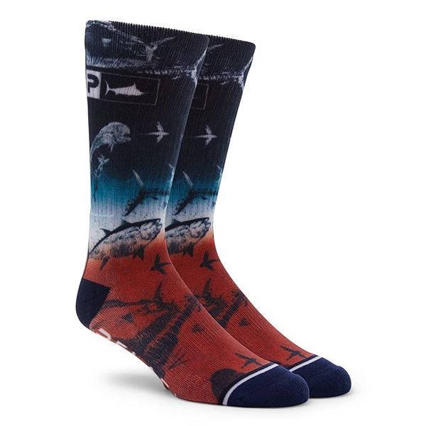 Picture of Performance Sock Gyotaku Fade